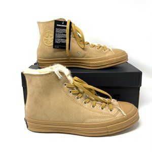 Converse Chuck 70 Sneakers Men High Top Boots winter Suede Faux Fur Size 166318C